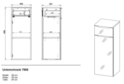 GERMANIA Midischrank VASIO