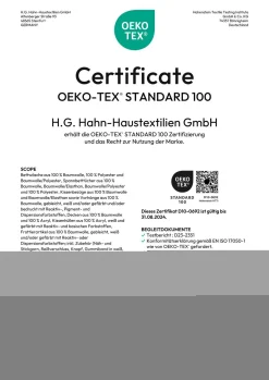 Hahn Nackenrollenbezug Jersey aqua