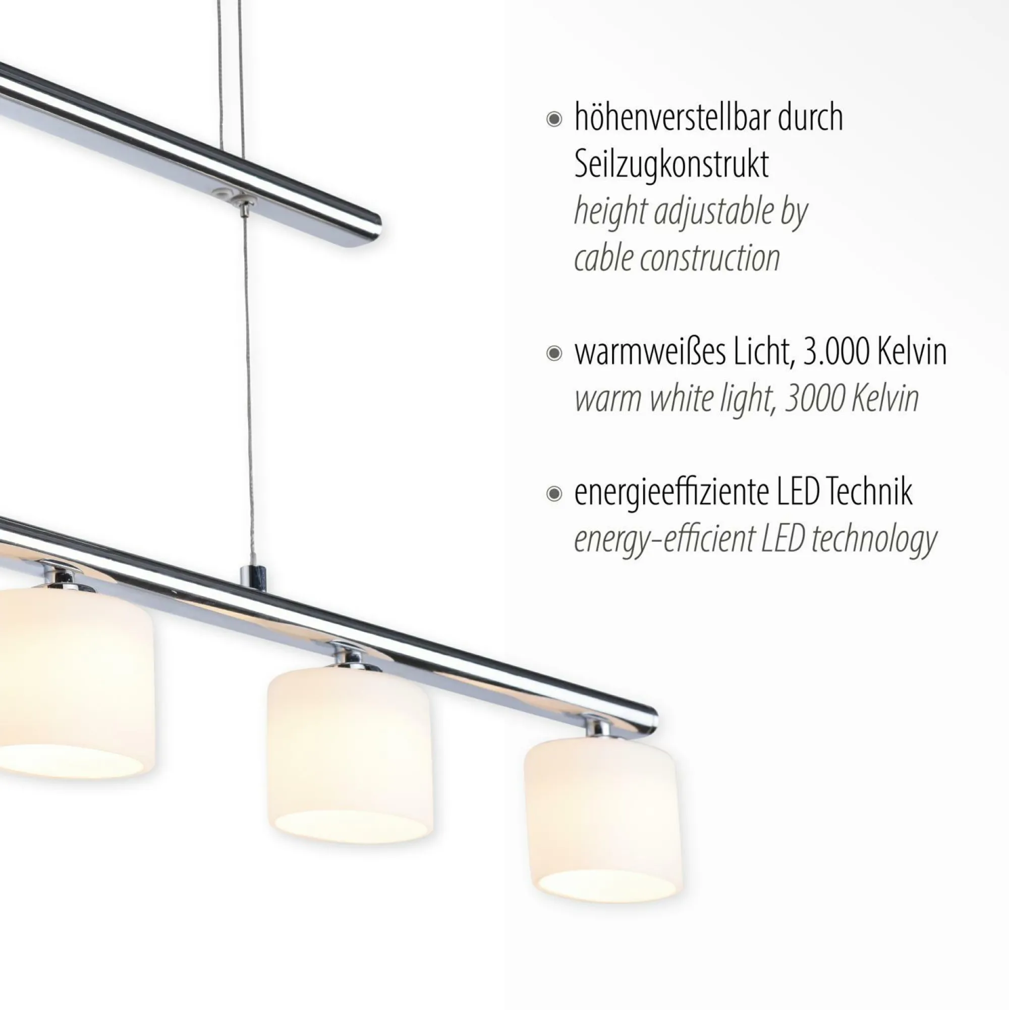 Paul Neuhaus Pendelleuchte HYDRA