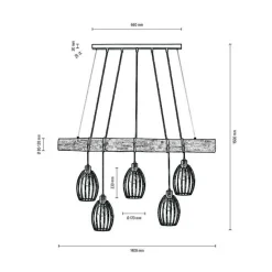 MONDO Pendelleuchte TRABO