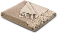 Biederlack Plaid natur-sand