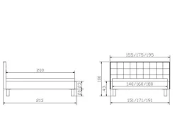 Outlet HASENA Polsterbett NOAH