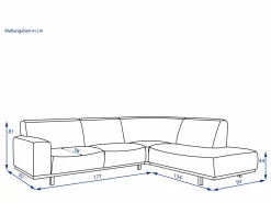Clearance MAXFURN Polsterecke Bonanza