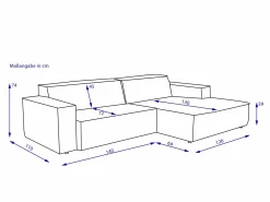 Outlet LOFT Polsterecke CROSWELL