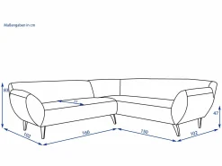 Outlet Sonstige Polsterecke GELINA