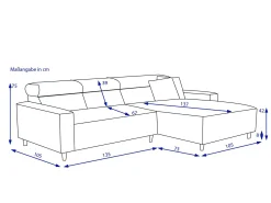 Outlet LOFT Polsterecke ISODORA