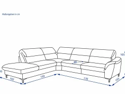 MONDO Polsterecke BAVERO 3-tlg