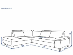 Best SYSTEMPOLSTER Polsterecke MARLA