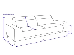 LOFT Polstergarnitur CINZIA