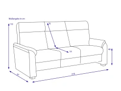 Sale SYSTEMPOLSTER Polstergarnitur PAULA