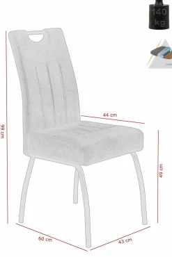 HELA Polsterstuhl BEATE S 4er Set