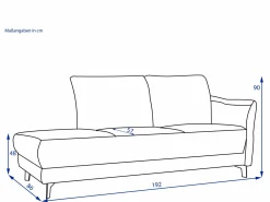 MONDO Recamiere PIATTO