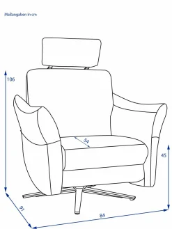 himolla Relaxsessel FESTKOGEL