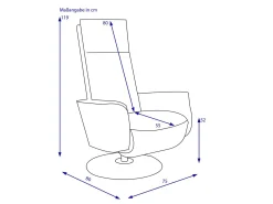 Outlet MONDO Relaxsessel ASETI