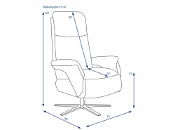 Hot MONDO Relaxsessel MENTO LAZYLINE