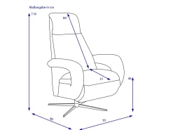 Online MONDO Relaxsessel MINAKO