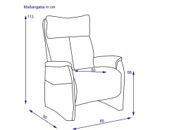 vito Relaxsessel KIERAN PLUS