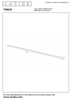 Outlet LUCiDE Schienensystem TRACK