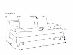 Sonstige Schlafsofa GINA