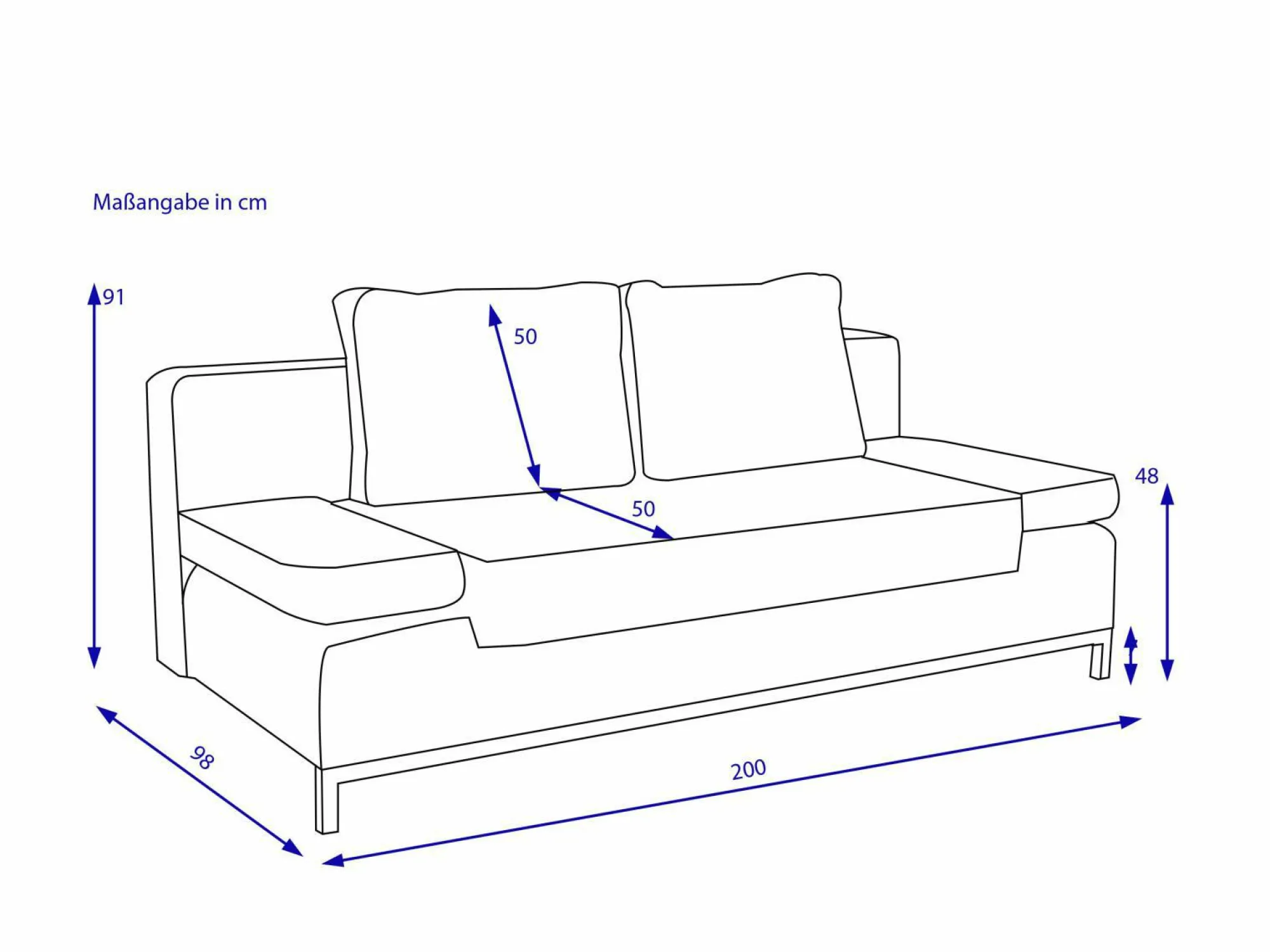 Outlet sun garden Schlafsofa JARNEY