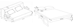 VCM Schlafsofa KOLINO