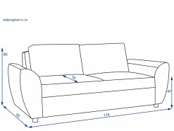 Outlet vito Schlafsofa Systemo