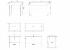 Hot VCM Schreibtisch MASOLA Maxi