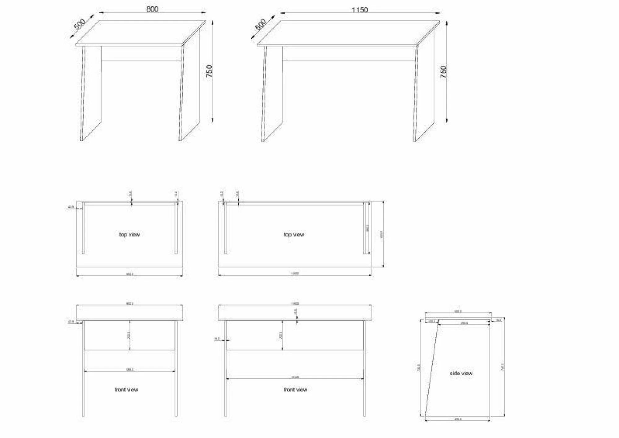 Hot VCM Schreibtisch MASOLA Maxi