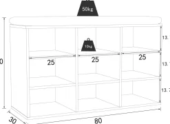 VCM Schuhbank HINSOL