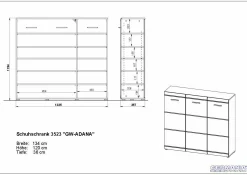 HARPER Schuhschrank GREIFSWALD