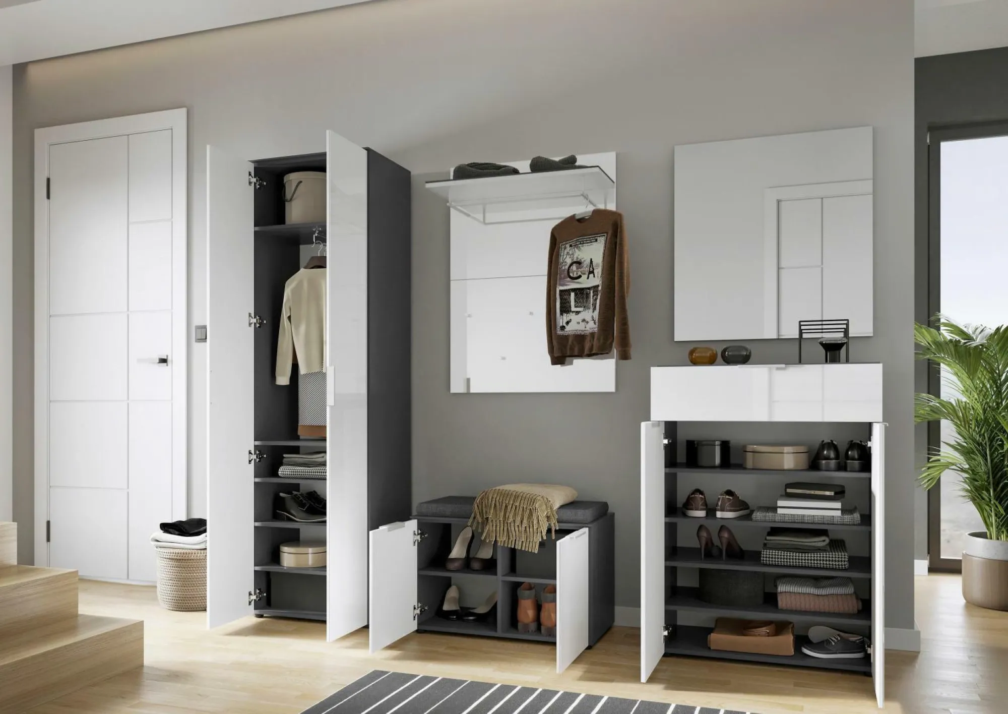 Hot GERMANIA Schuhschrank RIMINI