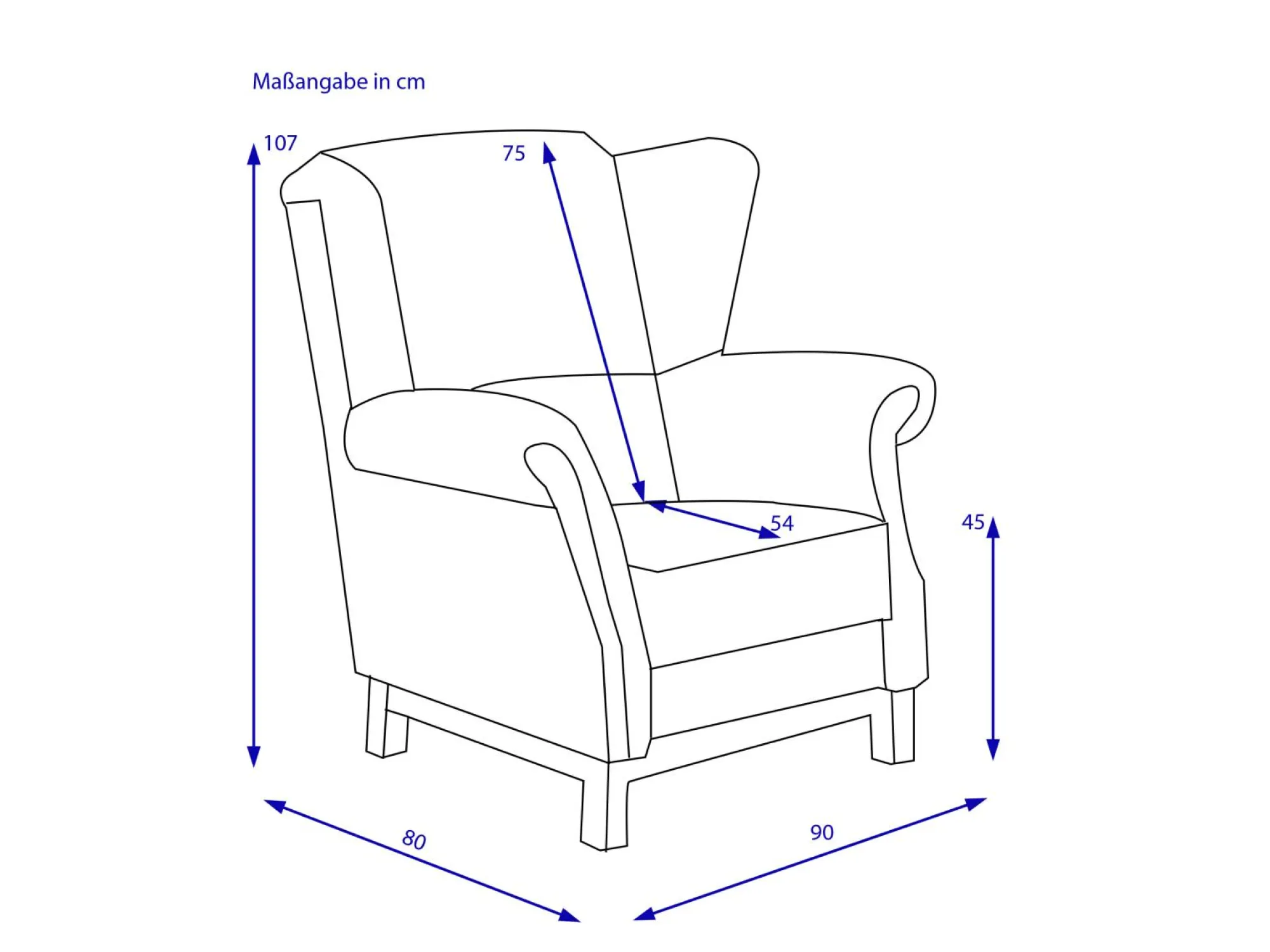 Outlet bassetti Sessel SALINA