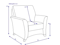 Outlet bassetti Sessel SYDNEY