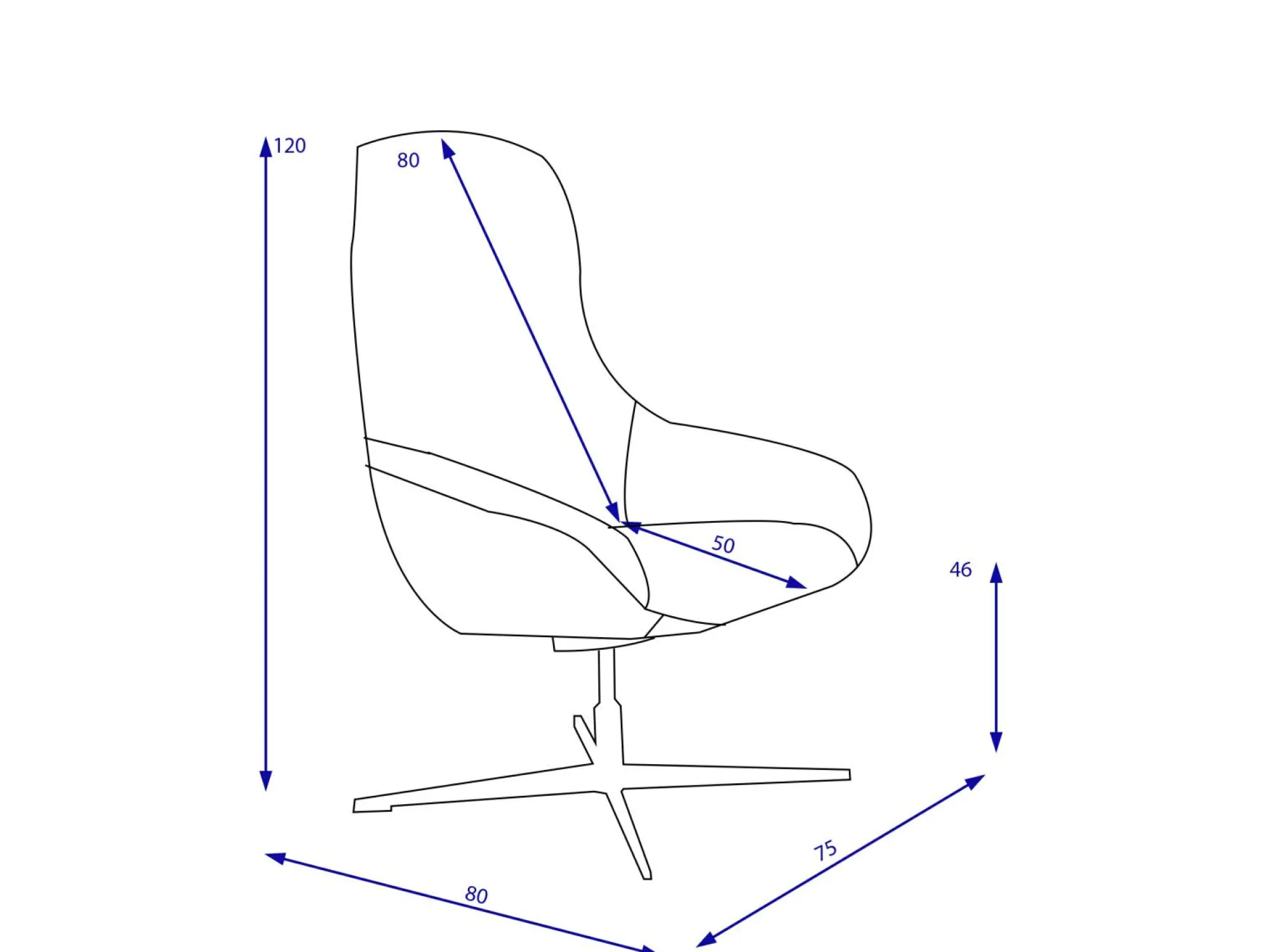 ROLF BENZ Sessel 586