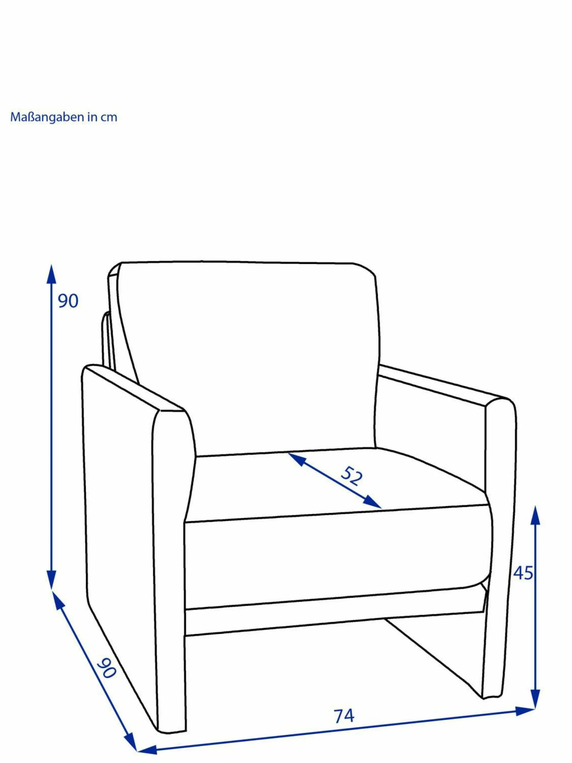 ROLF BENZ Sessel CARA