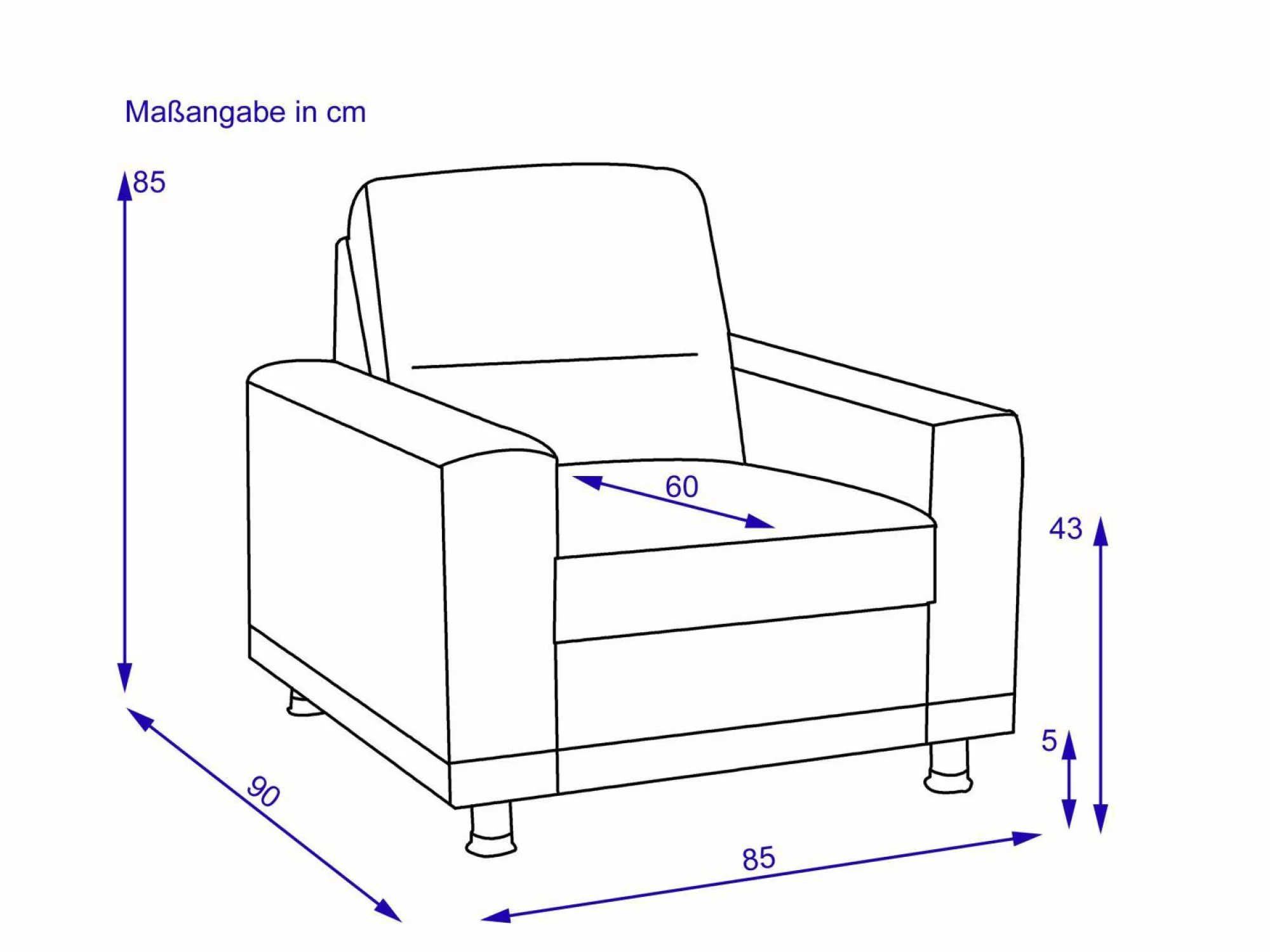 SYSTEMPOLSTER Sessel ZABINO