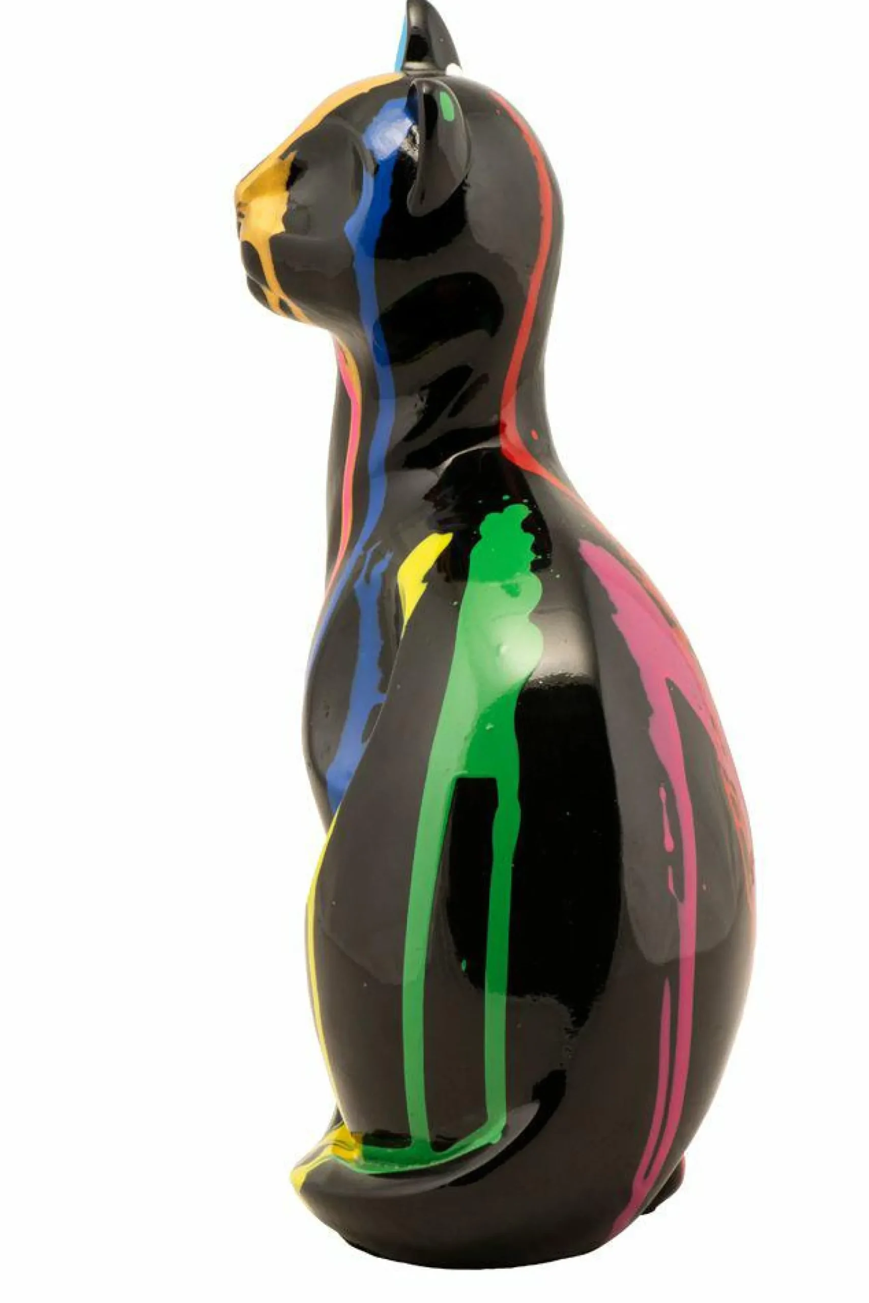 New Sonstige Skulptur BUNTE KATZE II