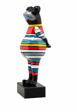 Sonstige Skulptur GESTREIFTER FROSCH