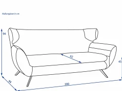 Hot LOFT Sofa 2,5 Sitzer CHARLSTON