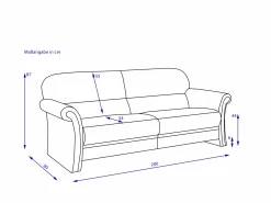 Sonstige Sofa 2 Sitzer groß 317 CAPELLA