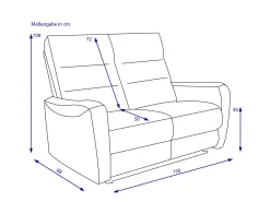 HARPER Sofa 2 Sitzer HAIFA