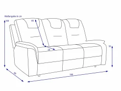 Online HARPER Sofa 3 Sitzer HONGKONG