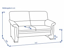 Hot himolla Sofa 2 Sitzer NEUSTADT