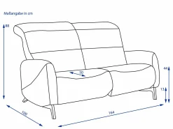 MONDO Sofa 2,5 Sitzer RECREO