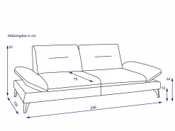 Clearance Sonstige Sofa 3 Sitzer PACIFIC