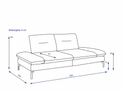 Sonstige Sofa 2,5 Sitzer PACIFIC