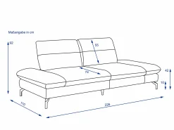 Sonstige Sofa 2,5-Sitzer PACIFIC
