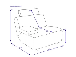 Discount HARPER Sofaelement AVEIRO