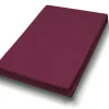 Best Hahn Spannbettlaken Jersey bordeaux