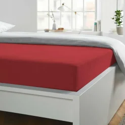 Adam Matheis Spannbettlaken Jersey rot